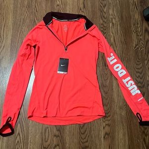 Nike running long sleeve top size xs
